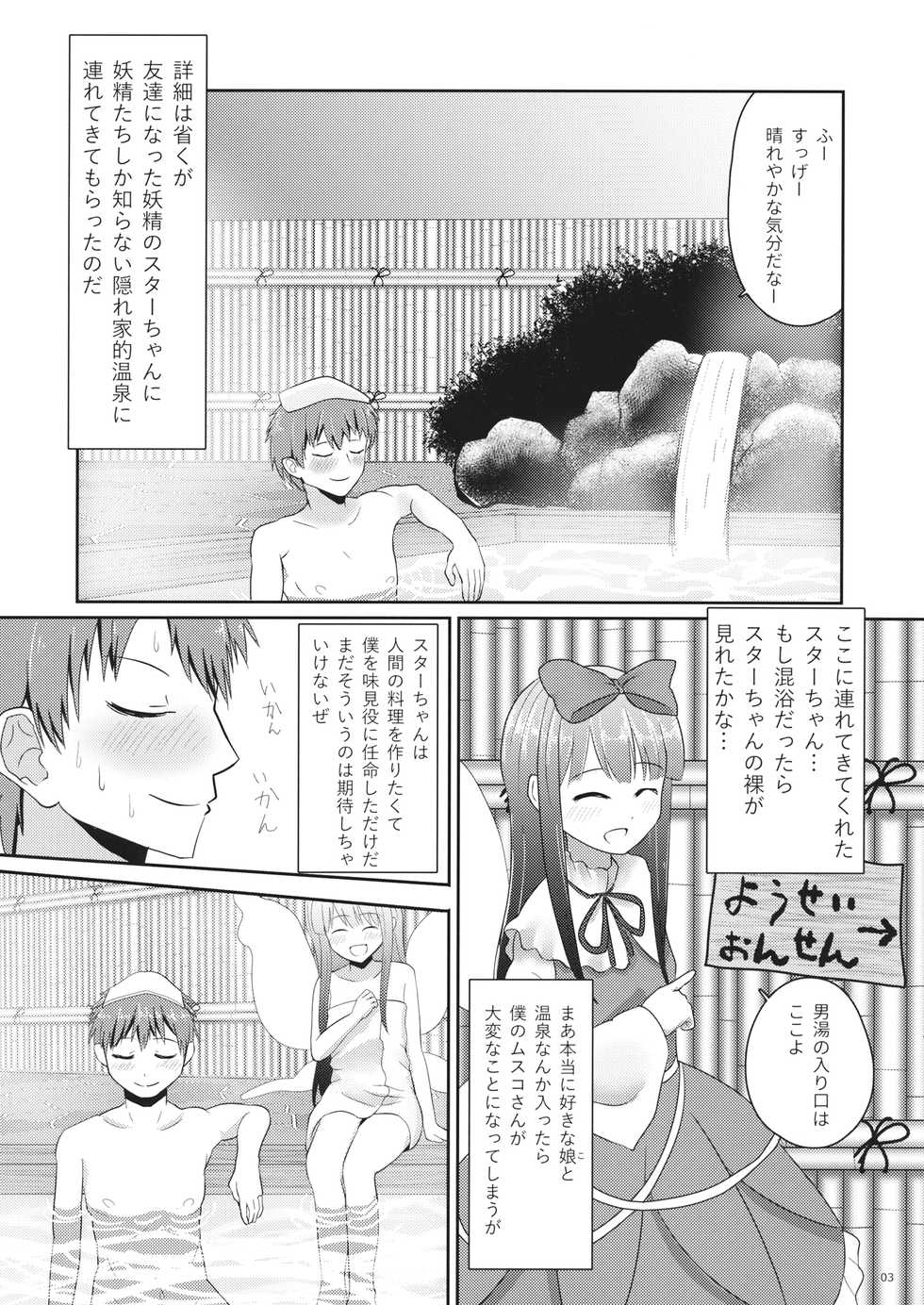 (C91) [Rabbit House (Usako)] Anzen Star Sapphire-chan (Touhou Project) - Page 3