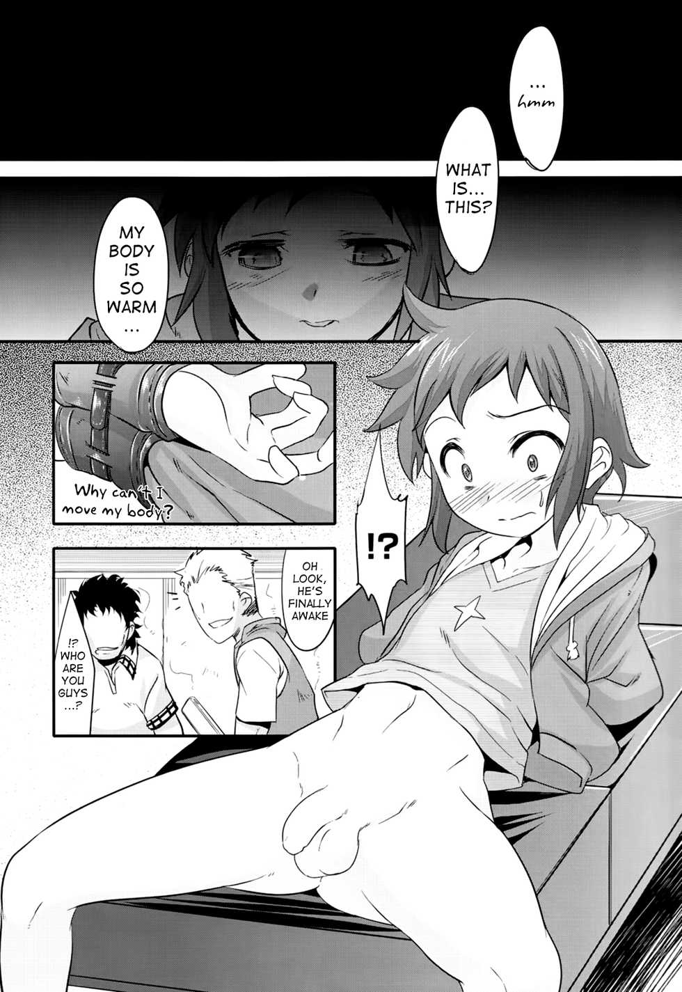 (C85) [EGO DANCE (Nanamatsu Kenji)] Sei-kun o Seiteki ni Semetateru Hon (Gundam Build Fighters) [English] {Shotachan} - Page 4