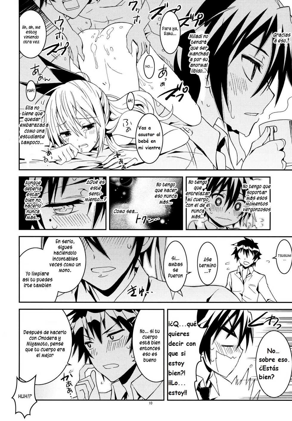 (C85) [Project Harakiri (Kaishaku)] Nisenisekoi 3 (Nisekoi) [Spanish] [Eromonogatari] - Page 10