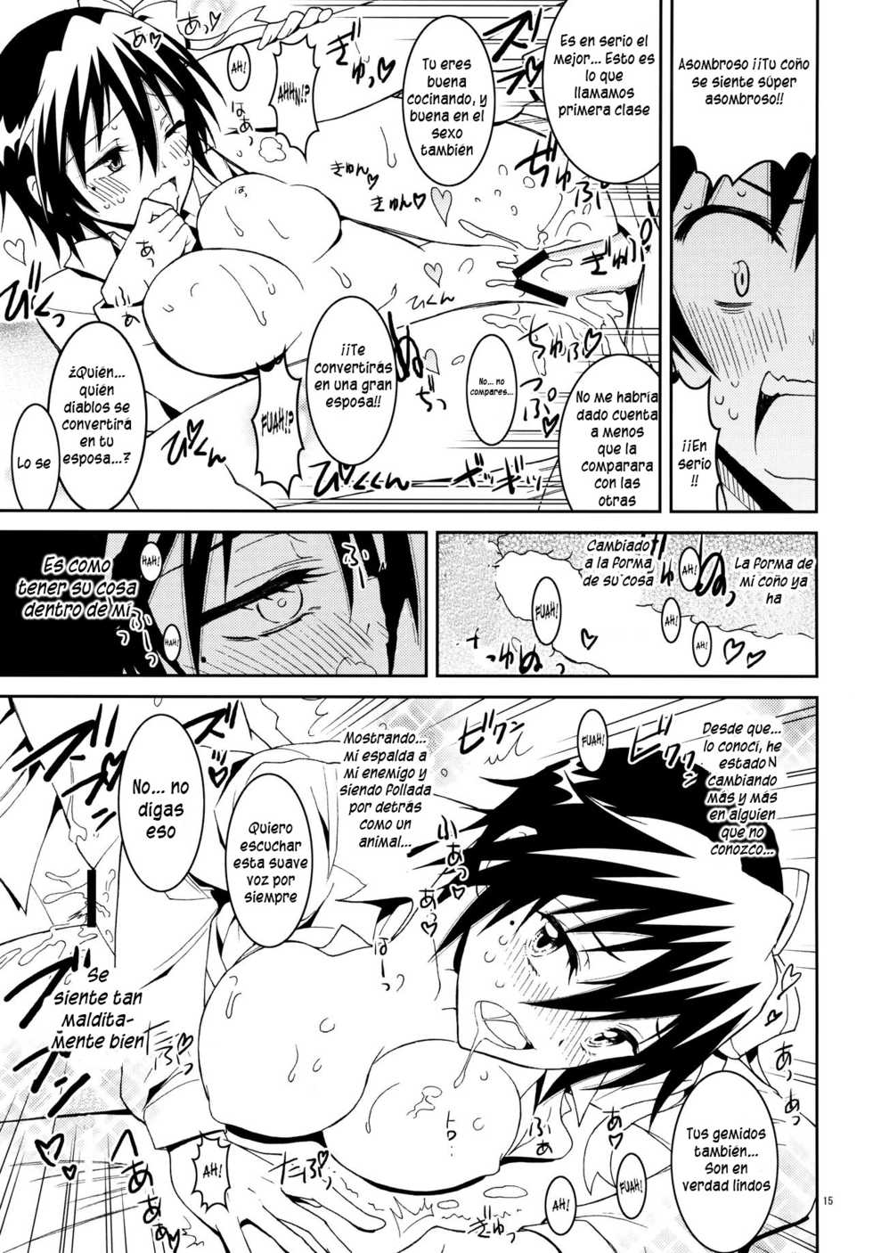 (C85) [Project Harakiri (Kaishaku)] Nisenisekoi 3 (Nisekoi) [Spanish] [Eromonogatari] - Page 15