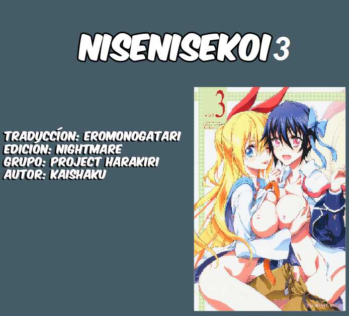 (C85) [Project Harakiri (Kaishaku)] Nisenisekoi 3 (Nisekoi) [Spanish] [Eromonogatari] - Page 20
