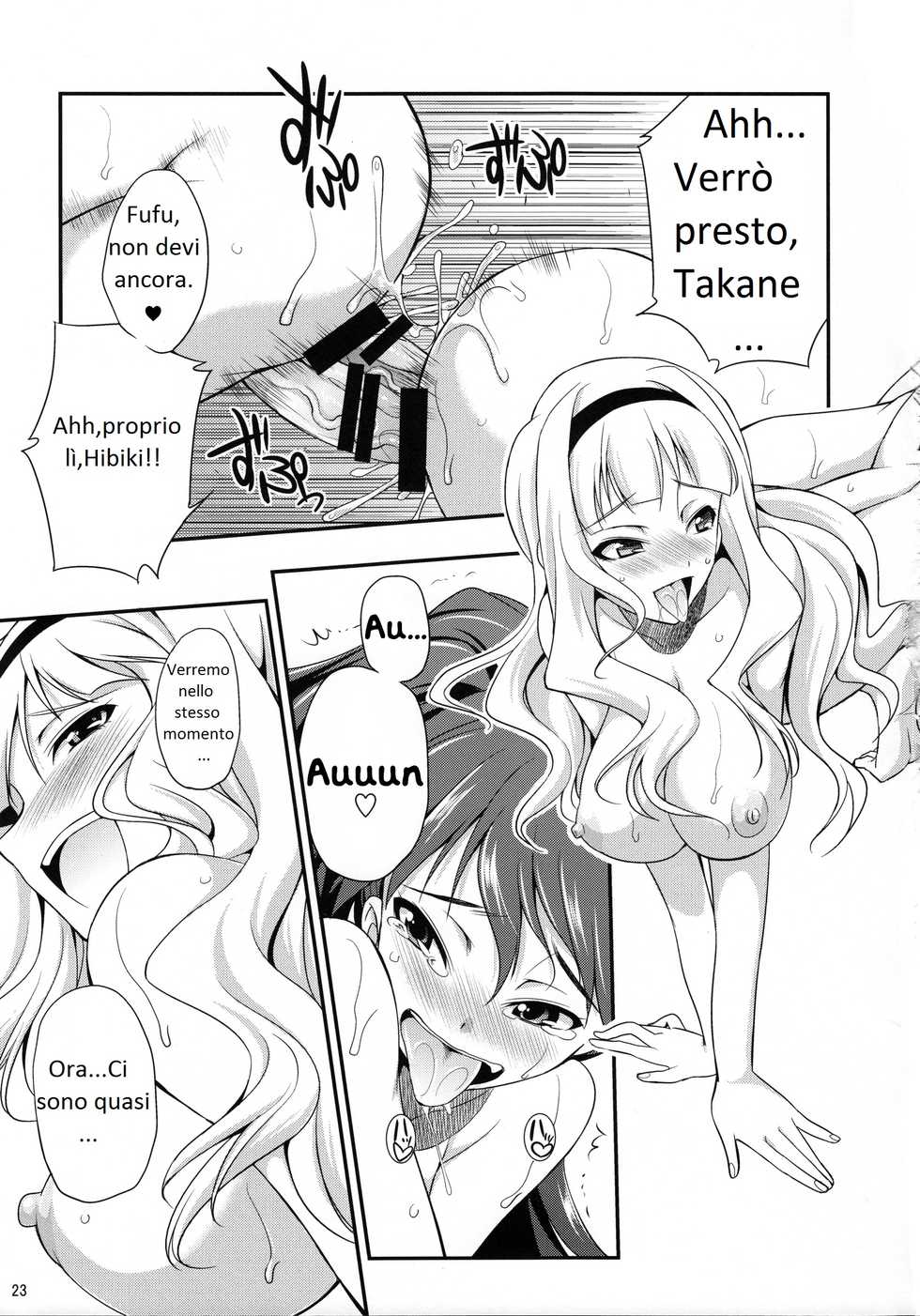 (C85) [Kaguya Hime Koubou (Gekka Kaguya)] THE iDOL M@STER Hayassuka!  Sunday (THE iDOLM@STER) [italian] {dragon2991} - Page 22