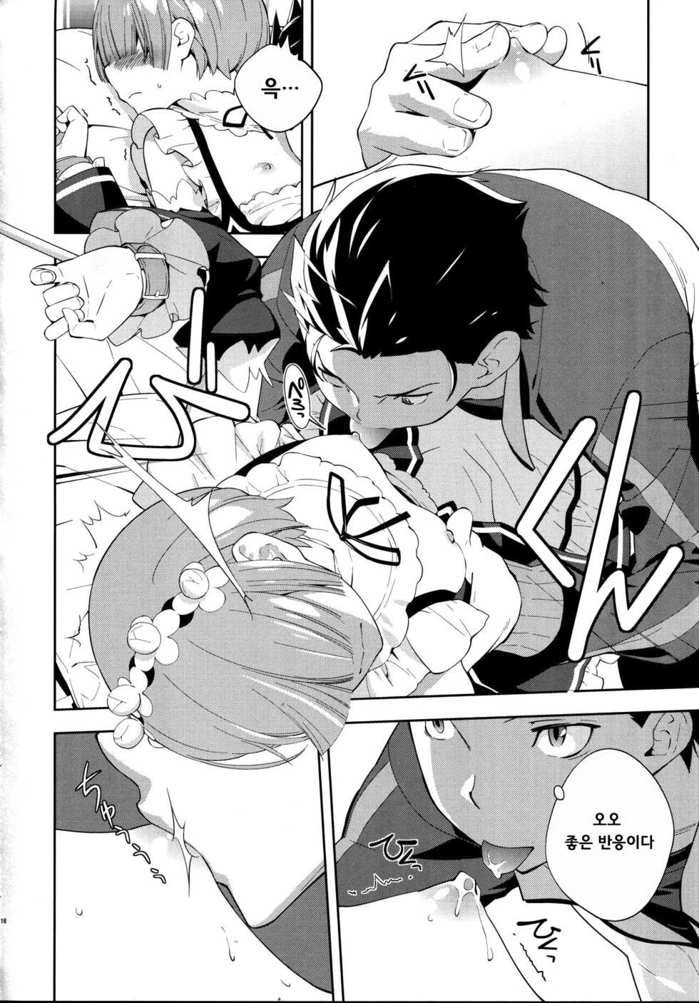 (C91) [Hapoi-Dokoro (Okazaki Takeshi)] CHOICE 2 (Re:Zero kara Hajimeru Isekai Seikatsu) [Korean] [팀☆데레마스] - Page 19