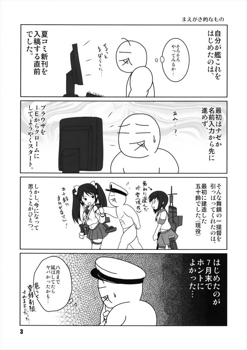(Umi Yukaba) [Kitagawajima (Yohinori)] Nagaina Collection (Kantai Collection -KanColle-) - Page 3