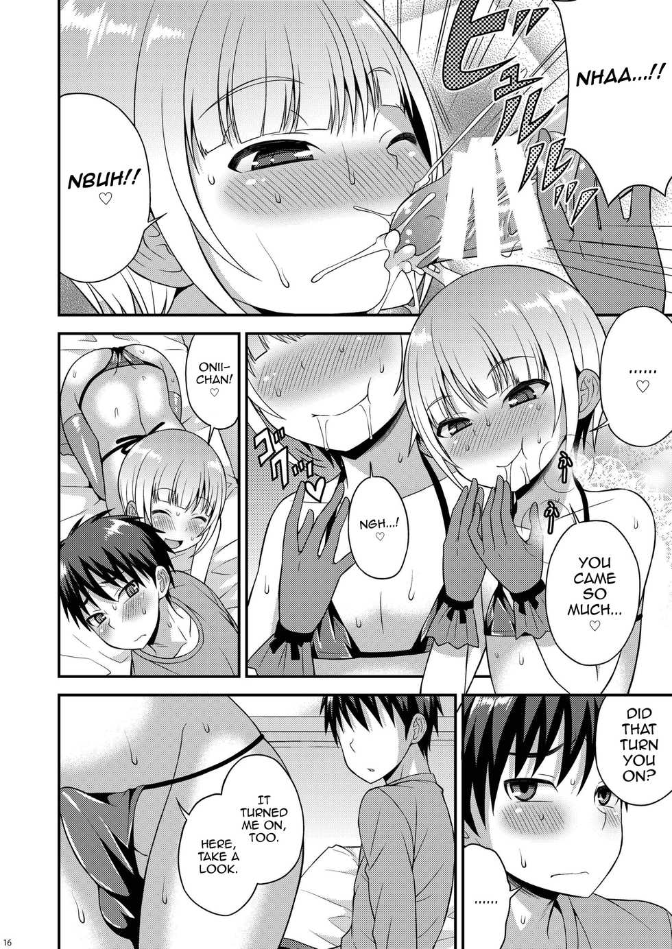 [Datsuryoku Kenkyuukai (Kanbayashi Takaki)] Yuuwaku Shite Kuru Otouto [English] [mysterymeat3] [Digital] - Page 14