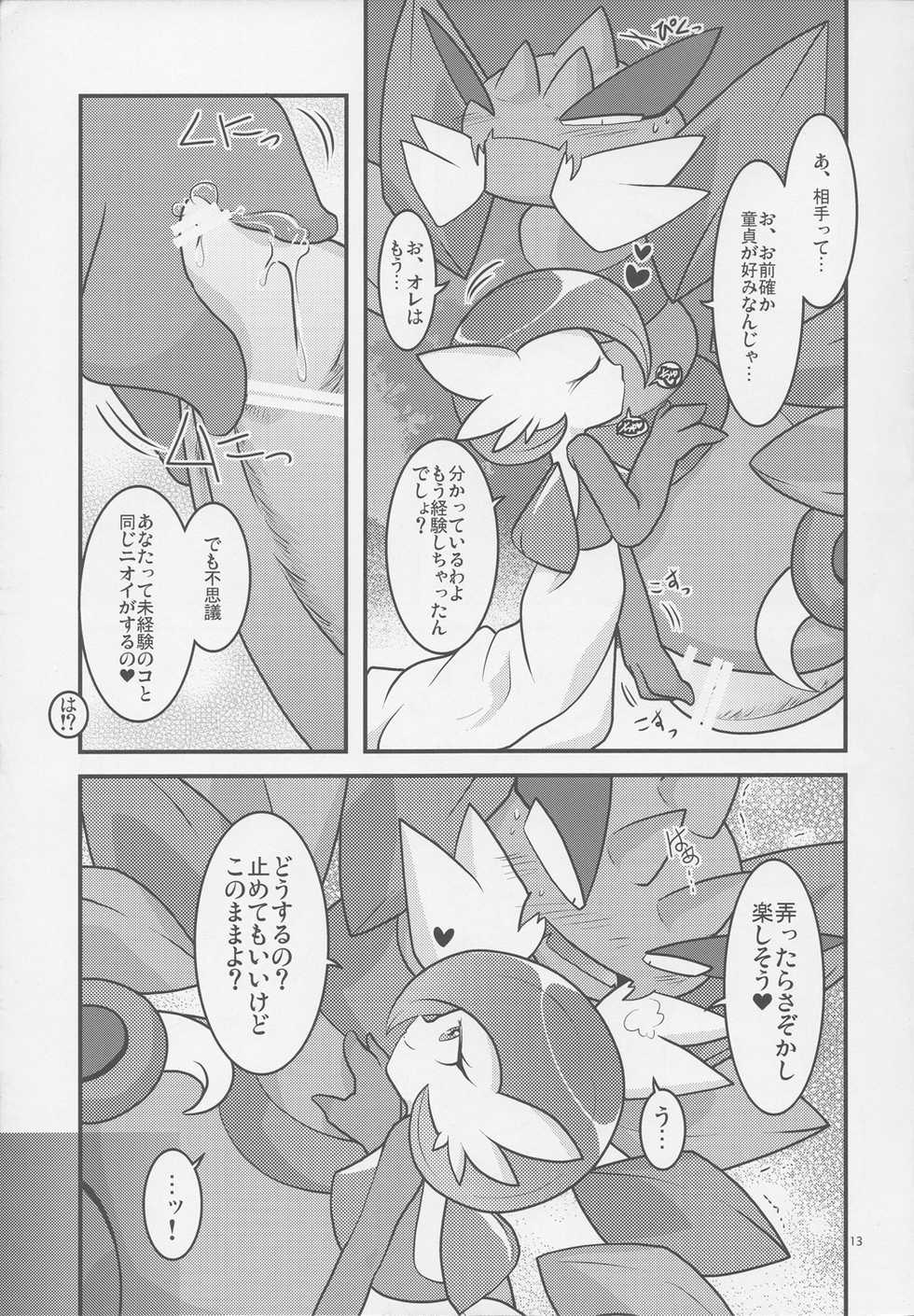 (C82) [BLACK FANG (Ryoutani Kana)] Drapi ga Sirna San ni Ijirareru Hon 2 (Pokémon) - Page 12