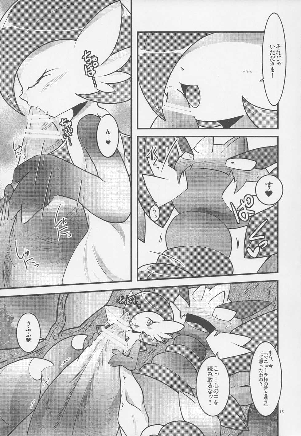 (C82) [BLACK FANG (Ryoutani Kana)] Drapi ga Sirna San ni Ijirareru Hon 2 (Pokémon) - Page 14