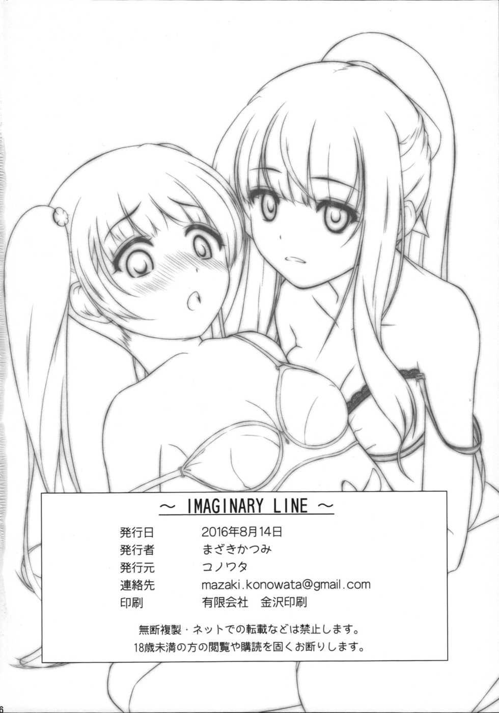 (C90) [KONOWATA (Mazaki Katsumi)] Imaginary Line (NEW GAME!) [English] [The Committee of Moe] - Page 18