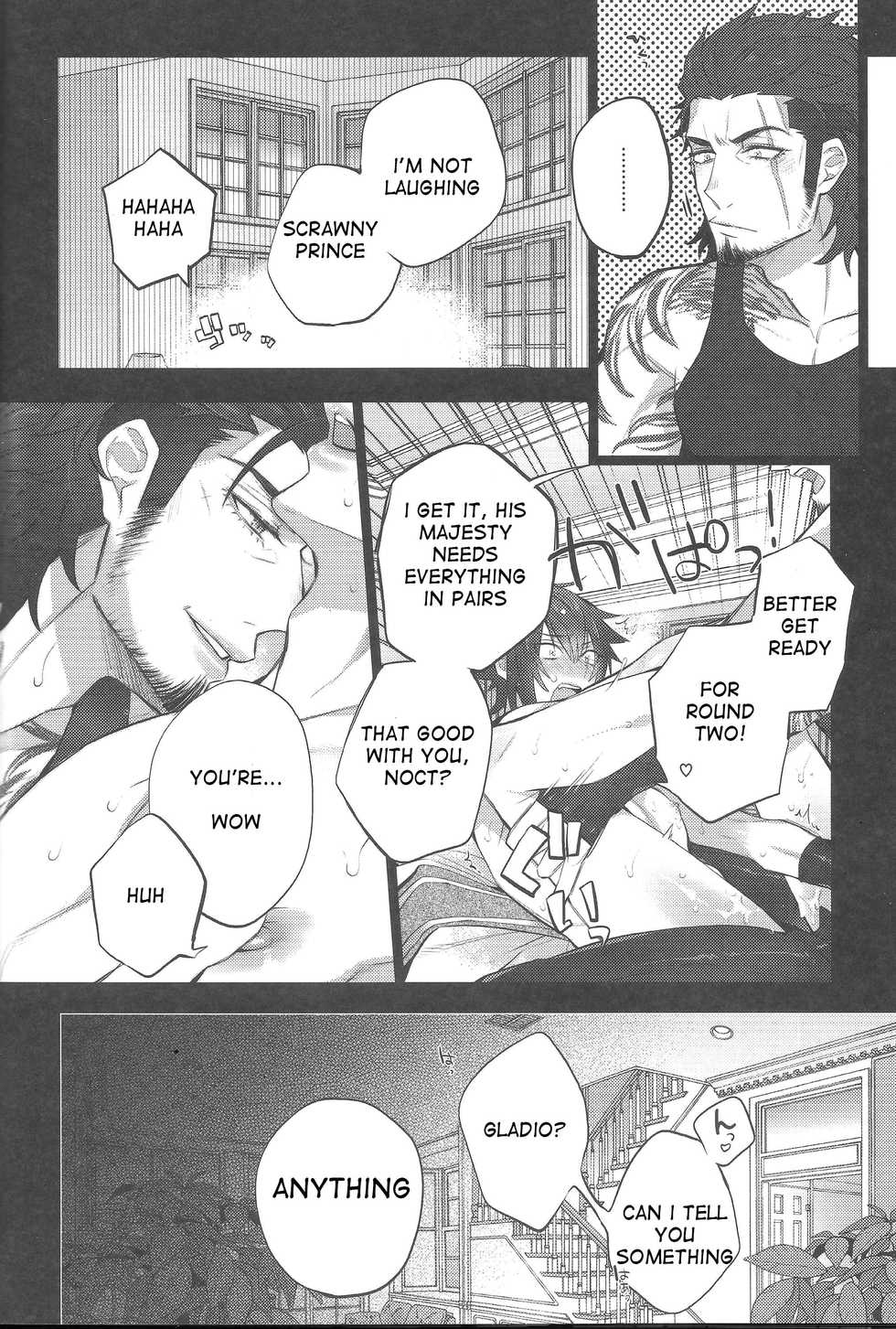 (TWINKLE MIRAGE5) [Inukare (Inuyashiki)] Aisare ♥ Ouji Visual Kei | Our Beloved Prince (Final Fantasy XV) [English] - Page 14