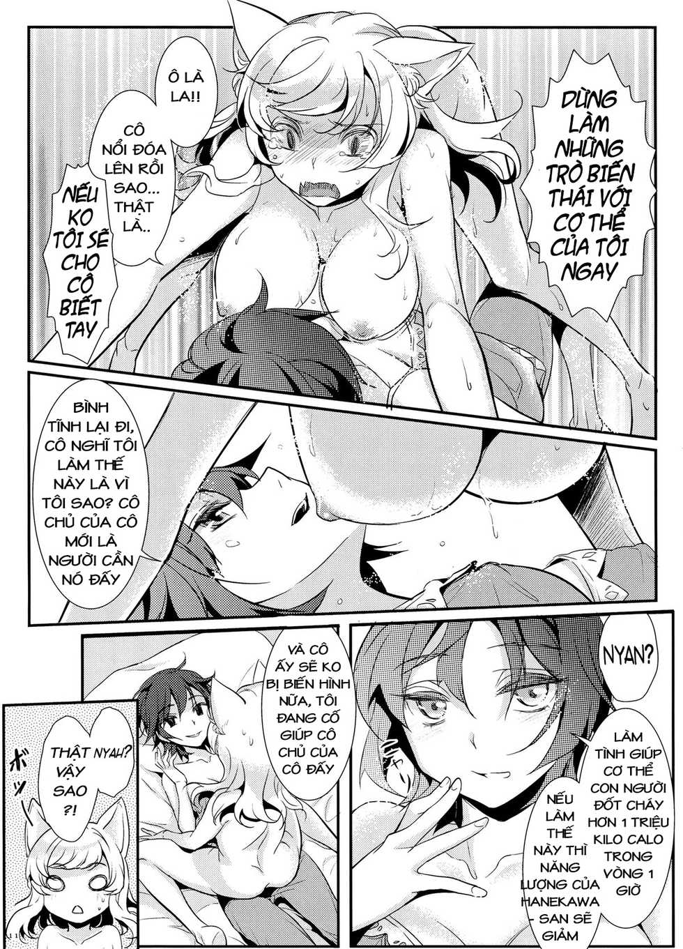 (CT22) [Soramimi (Mytyl)] Neko Douraku | Feline Fun (Bakemonogatari) [Vietnamese Tiếng Việt] - Page 12