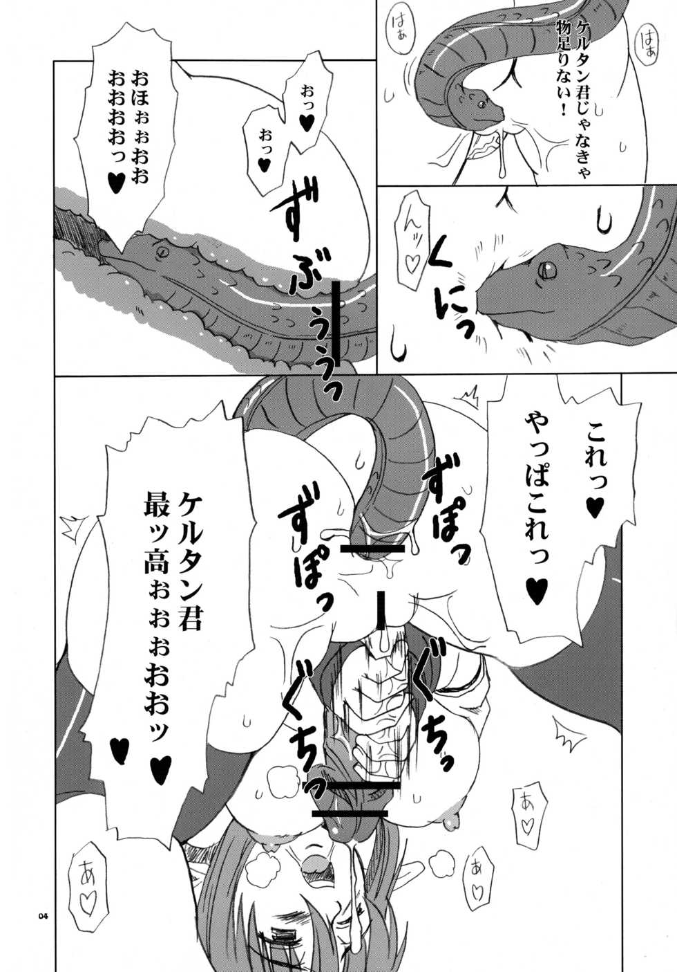 (J.GARDEN 22) [Oldwiseman (Saizuka Mio)] Echidna-chan Majierosu (Queen's Blade) - Page 4