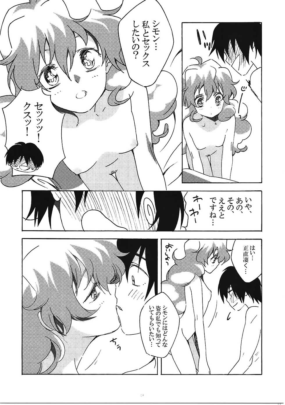(C83) [S-FLAKE (Yukimitsu)] Toshinosa tte Nan desu ka?! (Tengen Toppa Gurren Lagann) - Page 8