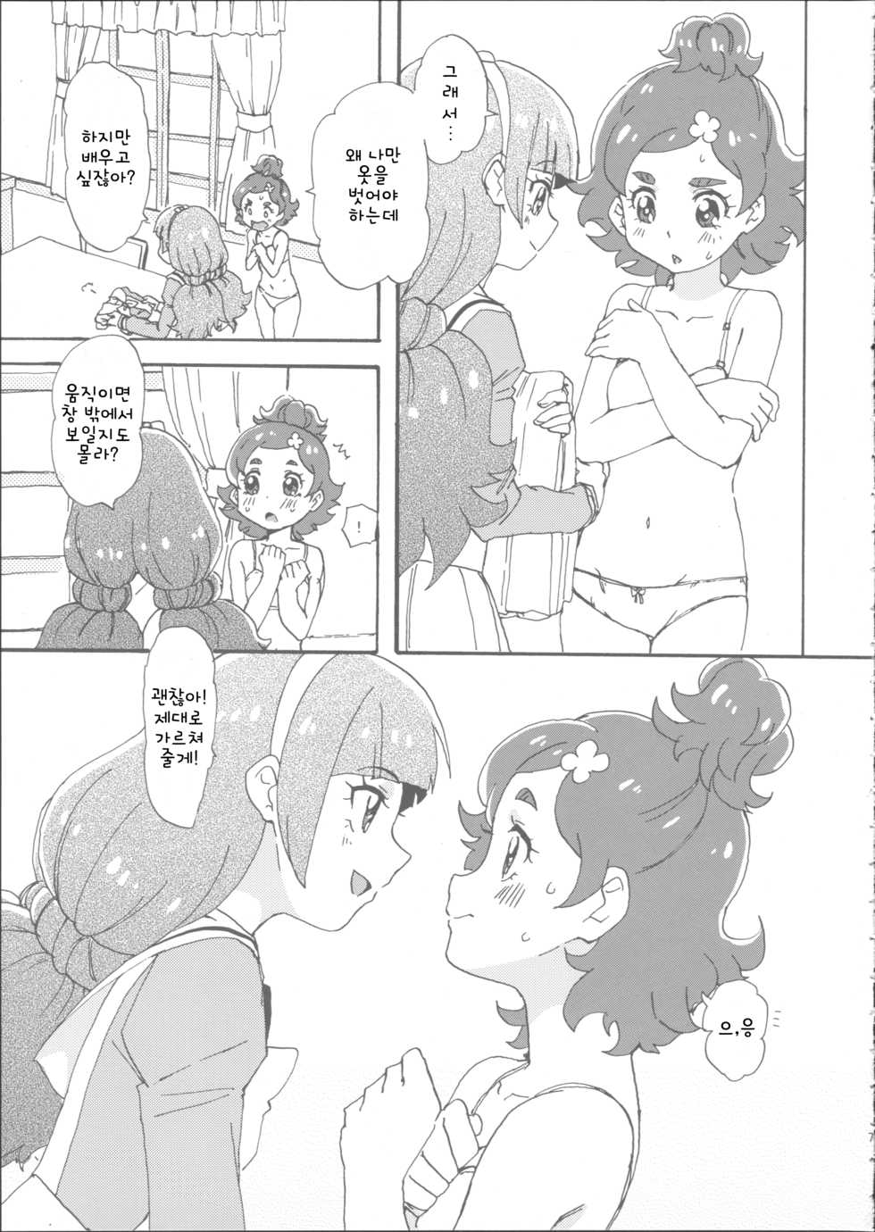 (Dress up! Princess) [Yukirinrin! (Oyu)] Mitsudomoe Princess | 삼파전 프린세스 (Go! Princess PreCure) [Korean] - Page 8