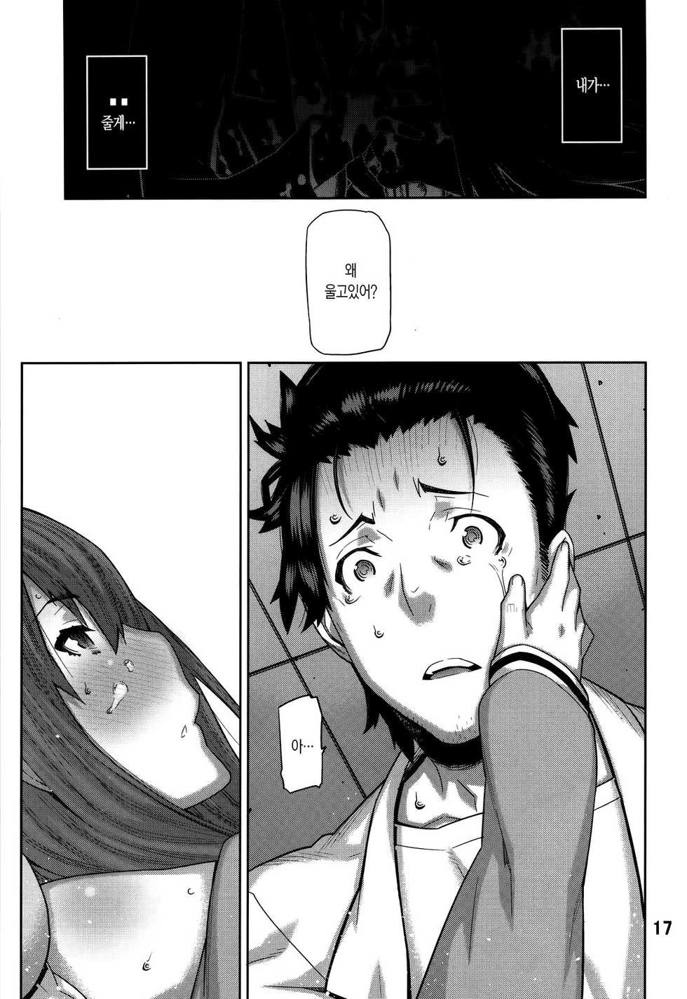 (C80) [BLACK FLY (Ikegami Tatsuya)] FORGET ME NOT (Steins;Gate) [Korean] - Page 17