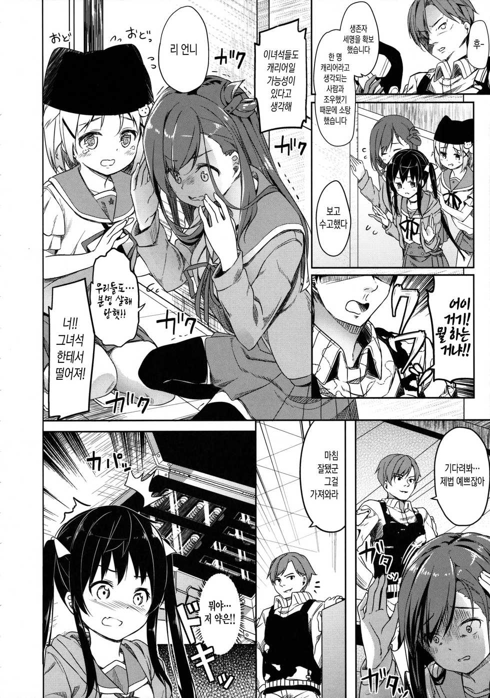 (C89) [Kaname (Siina Yuuki)] Jinrui Hokan Keikaku | 인류보완계획 (Gakkou Gurashi!) [Korean] - Page 12