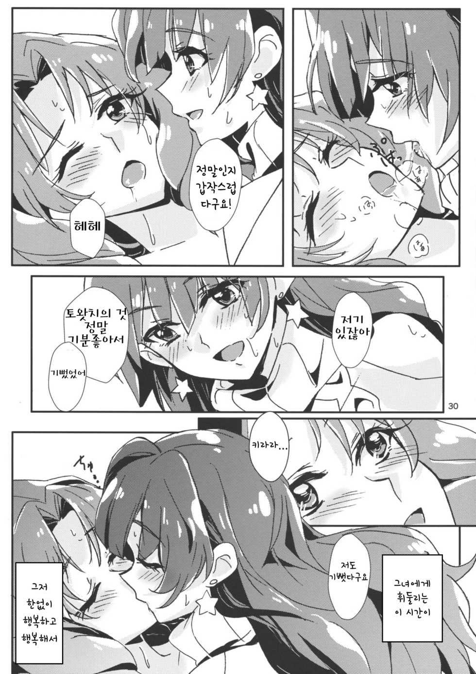 (C89) [Keruto (Yanagi Hareta)] Amae Jouzu na Anata | 어리광쟁이 그대 (Go! Princess PreCure) [Korean] [Team LTG] - Page 32