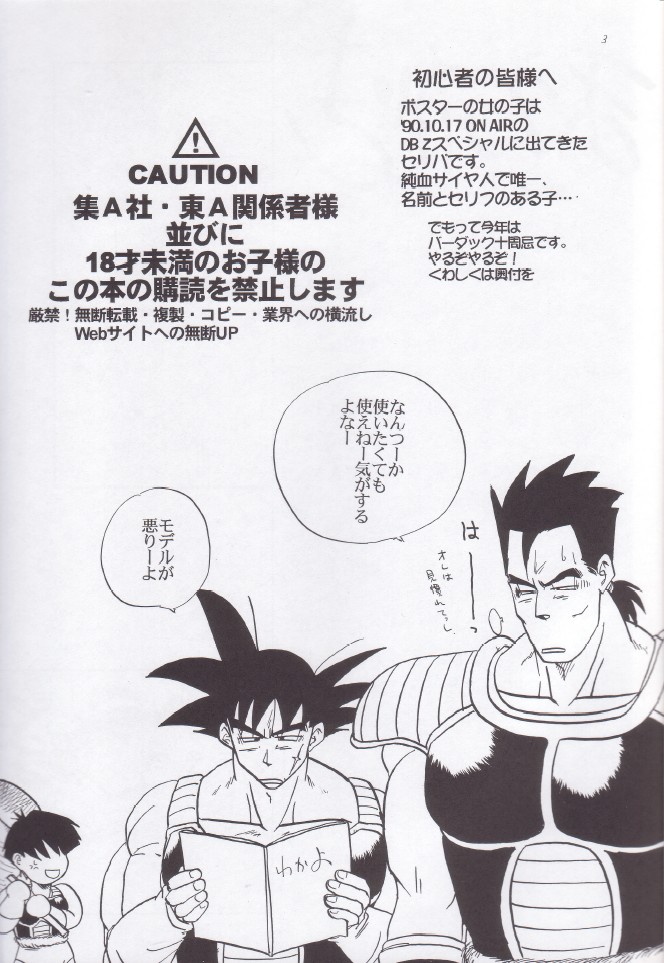 [Chirigami Goya, Fusuma go Ten (Shoji Hariko, Kuri)] Wakayo (Dragon Ball) - Page 4