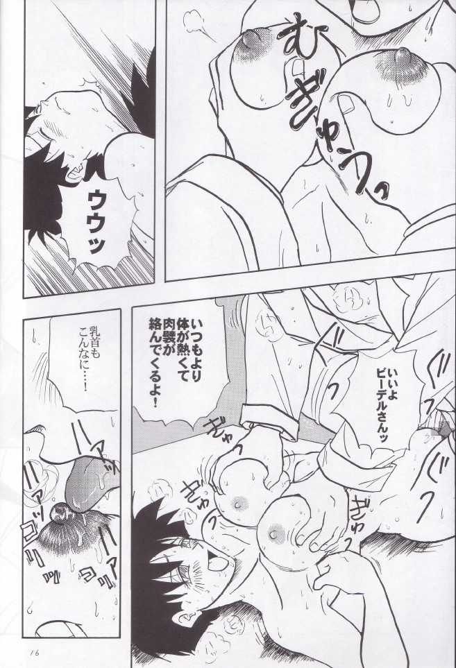 [Chirigami Goya, Fusuma go Ten (Shoji Hariko, Kuri)] Wakayo (Dragon Ball) - Page 17