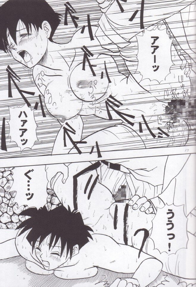 [Chirigami Goya, Fusuma go Ten (Shoji Hariko, Kuri)] Wakayo (Dragon Ball) - Page 18