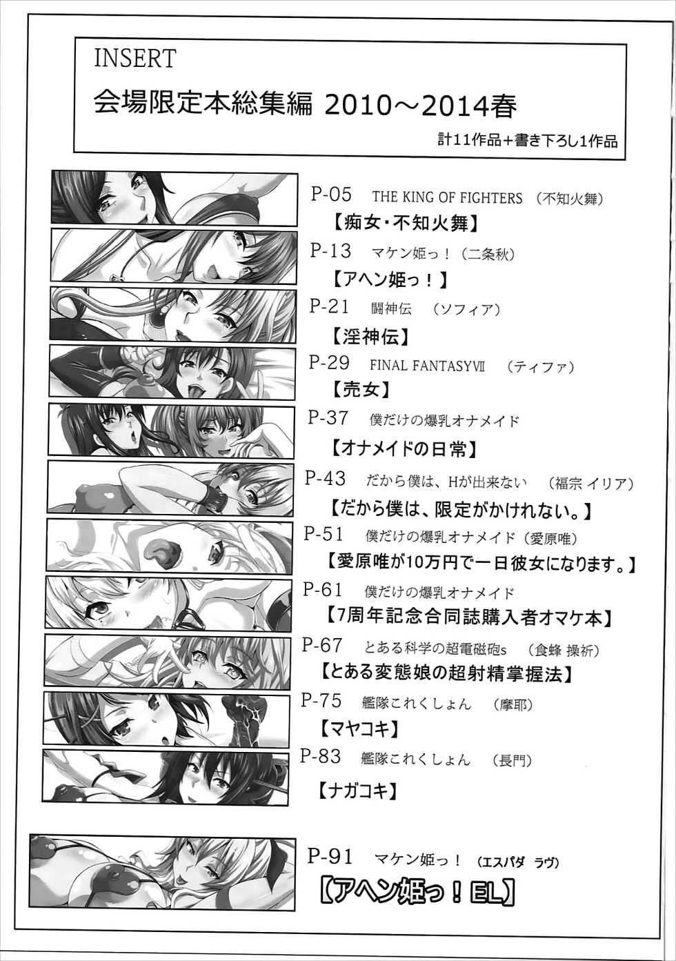 (C87) [INSERT (KEN)] L.B.COLLECTION!! Ni (Various) - Page 2