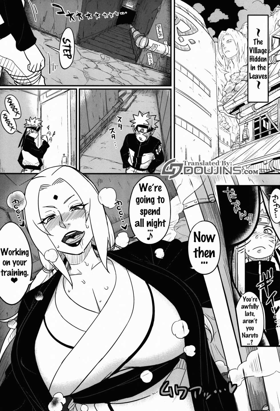 (COMIC1☆10) [Aroma Gaeru (Numahana)] Jukumitsuki Intouden Maki no Ichi (Naruto) [English] {doujins.com} - Page 2