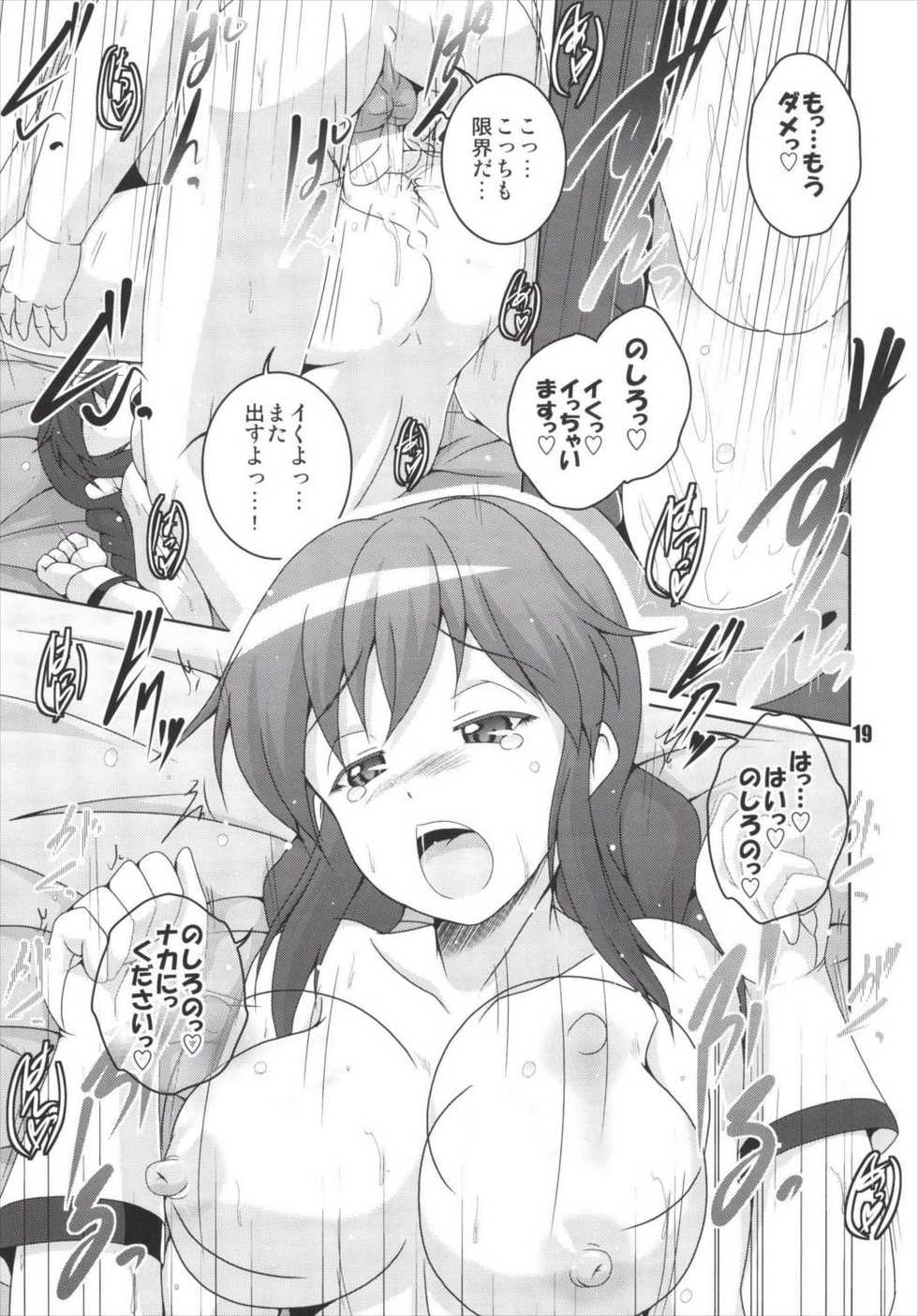 (C85) [Kitagawajima (Yohinori)] Noshiro no Deban wa Mada desu ka? (Kantai Collection -KanColle-) - Page 19