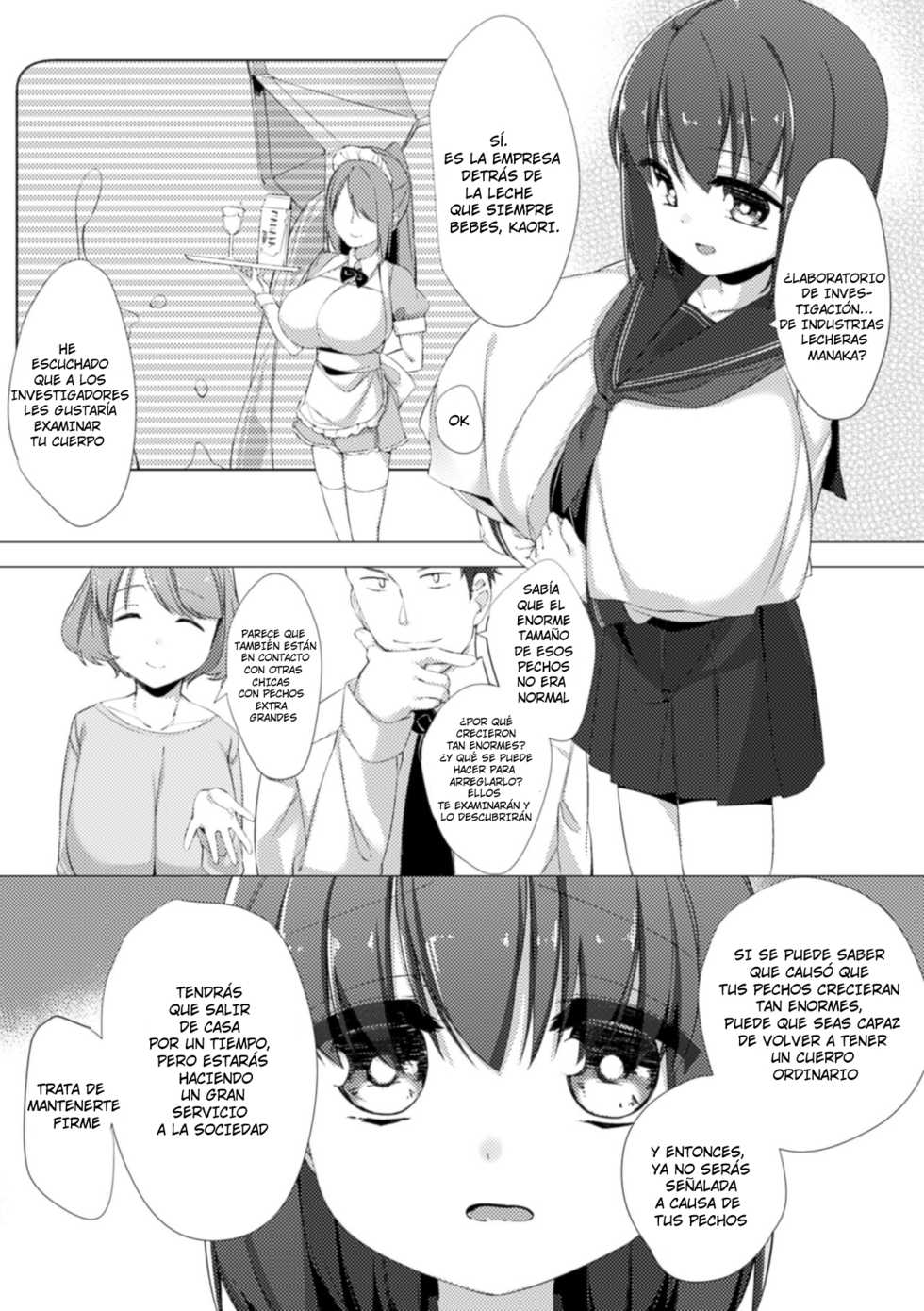 [Pedocchi] Nyuugyuu Shoujo Kaori | La chica vaca lechera Kaori Ch. 1 [Spanish] [Intruso] [Digital] - Page 3
