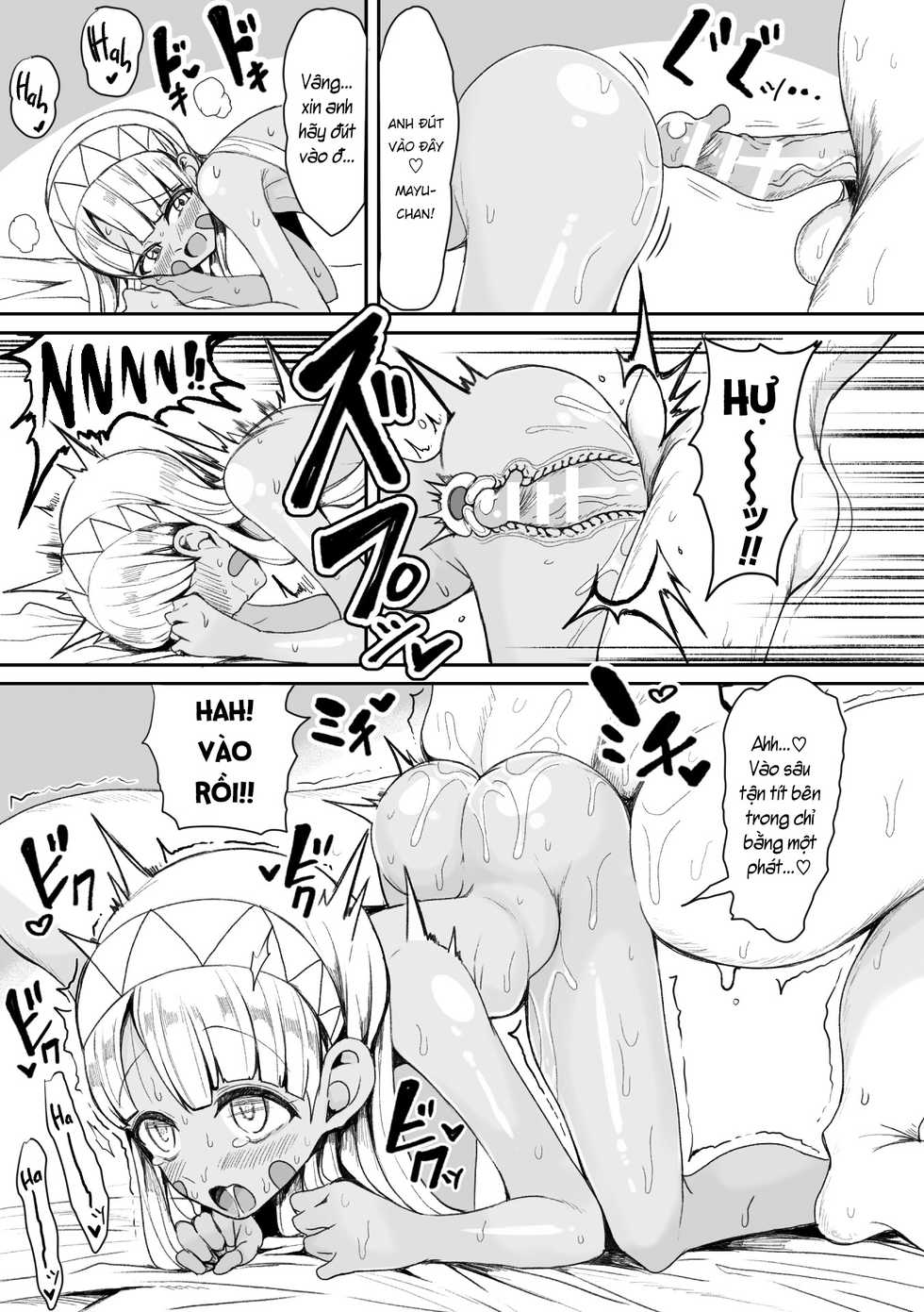 [Motsu Aki] Nagaretsuita no wa Kasshoku Loli shika Inai Mujintou deshita (2D Comic Magazine Onna dake no Sekai de Boku wa mou Dame kamo Shirenai Vol.1) [Vietnamese Tiếng Việt] {Tanz} [Digital] - Page 11