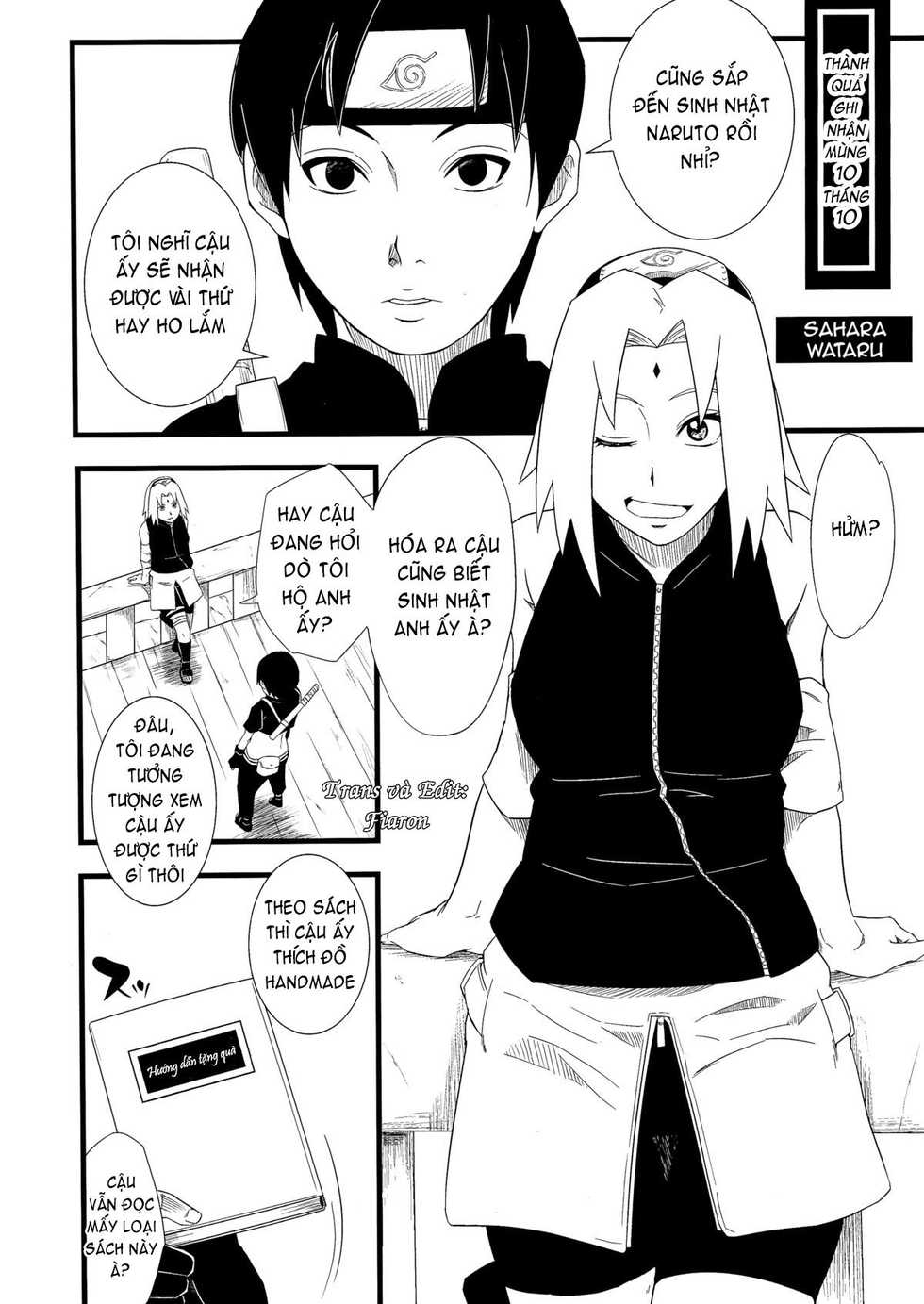 (C87) [Karakishi Youhei-dan Shinga (Sahara Wataru)] Haouju 2 (Naruto) [Vietnamese Tiếng Việt] [Fiaron] - Page 21