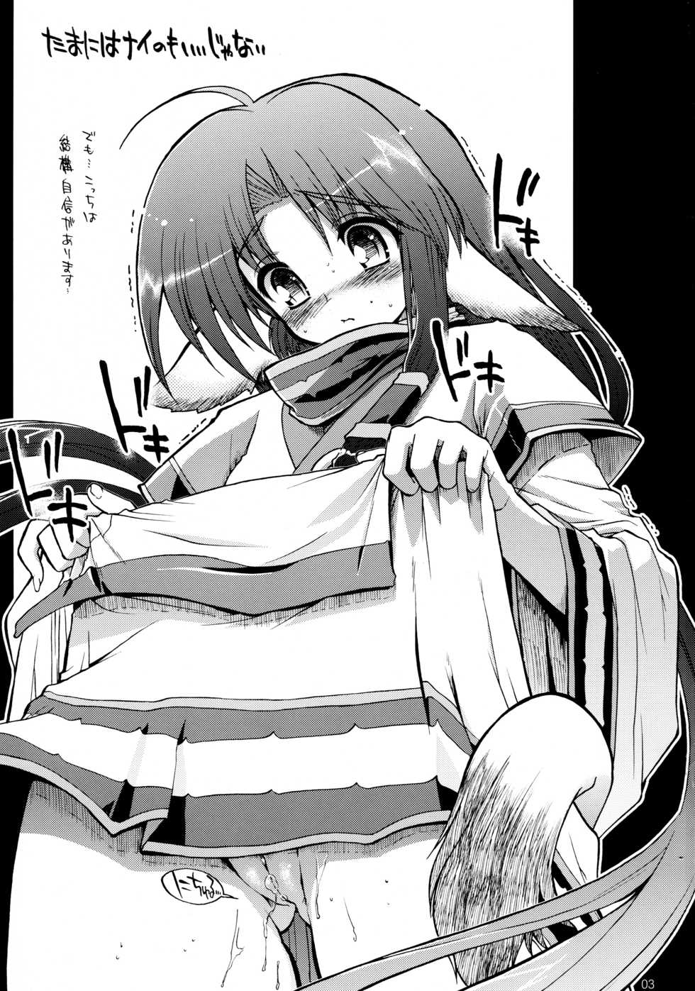 (C70) [Matsumoto Drill Kenkyuujo (Naganoon, Kazumi Yoshiyuki)] Tamani wa nai no mo ii janai (Utawarerumono) - Page 3