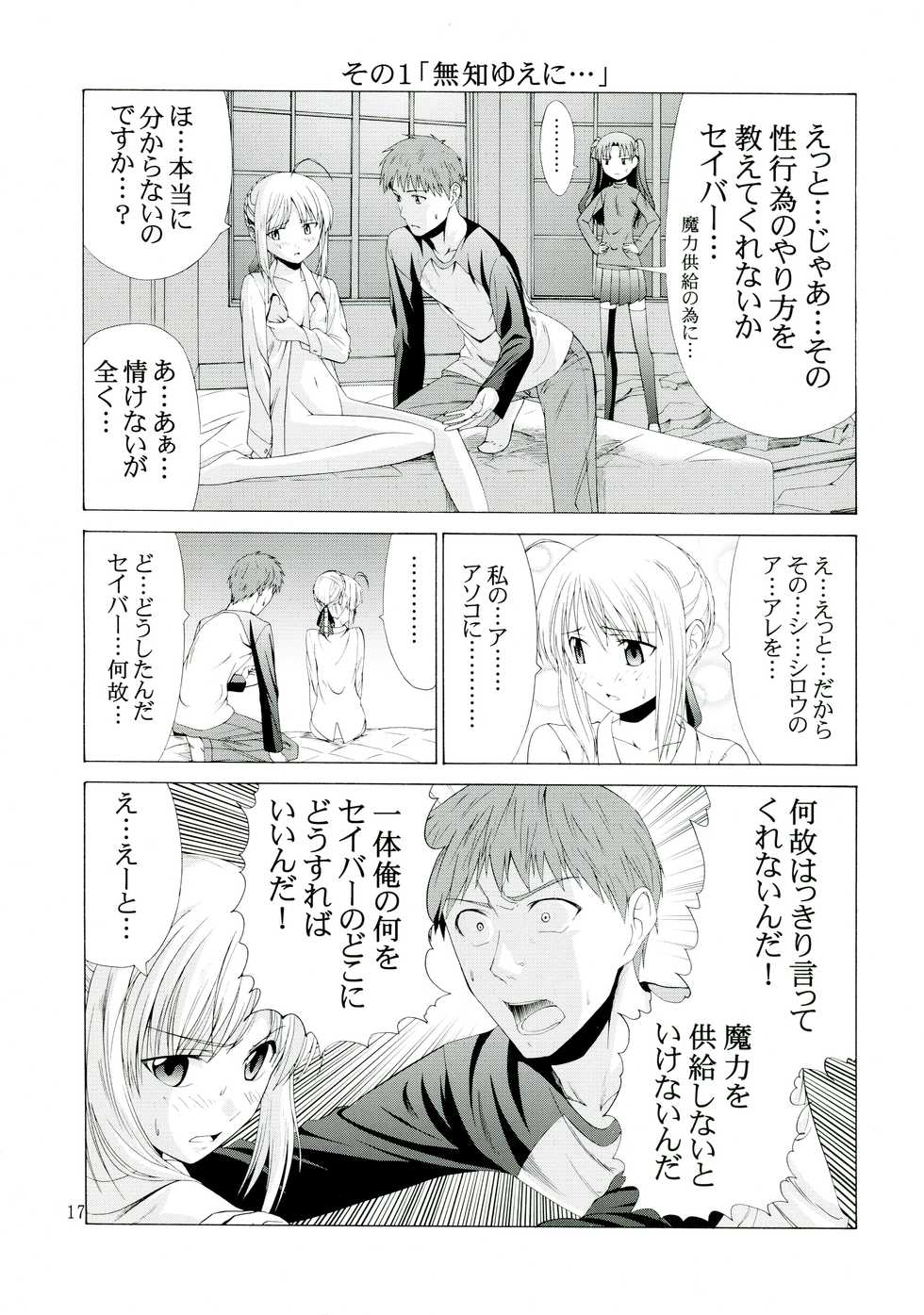 (C67) [Jishou Seijunha (Hiroyuki)] PLATONIC MAGICIAN H (Fate/stay night) - Page 17