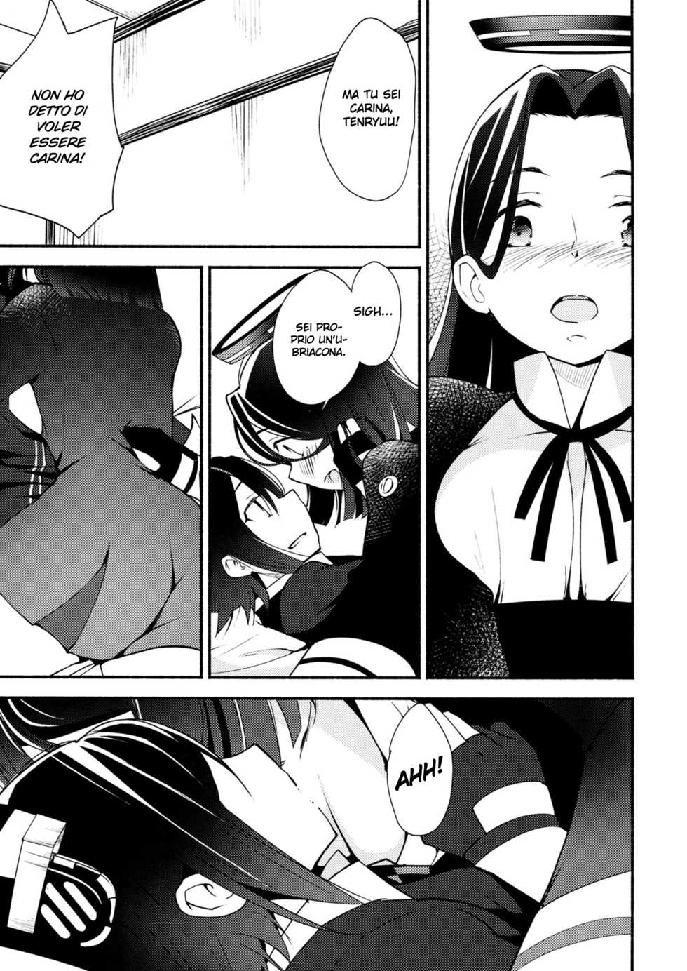 (Ware, Yasen ni Totsunyuu su!) [G-complex (YUI_7)] Tenryuu-chan wa Yasashii Kara  (Kantai Collection -KanColle-)  [Italian] {Hentai Fantasy} - Page 10