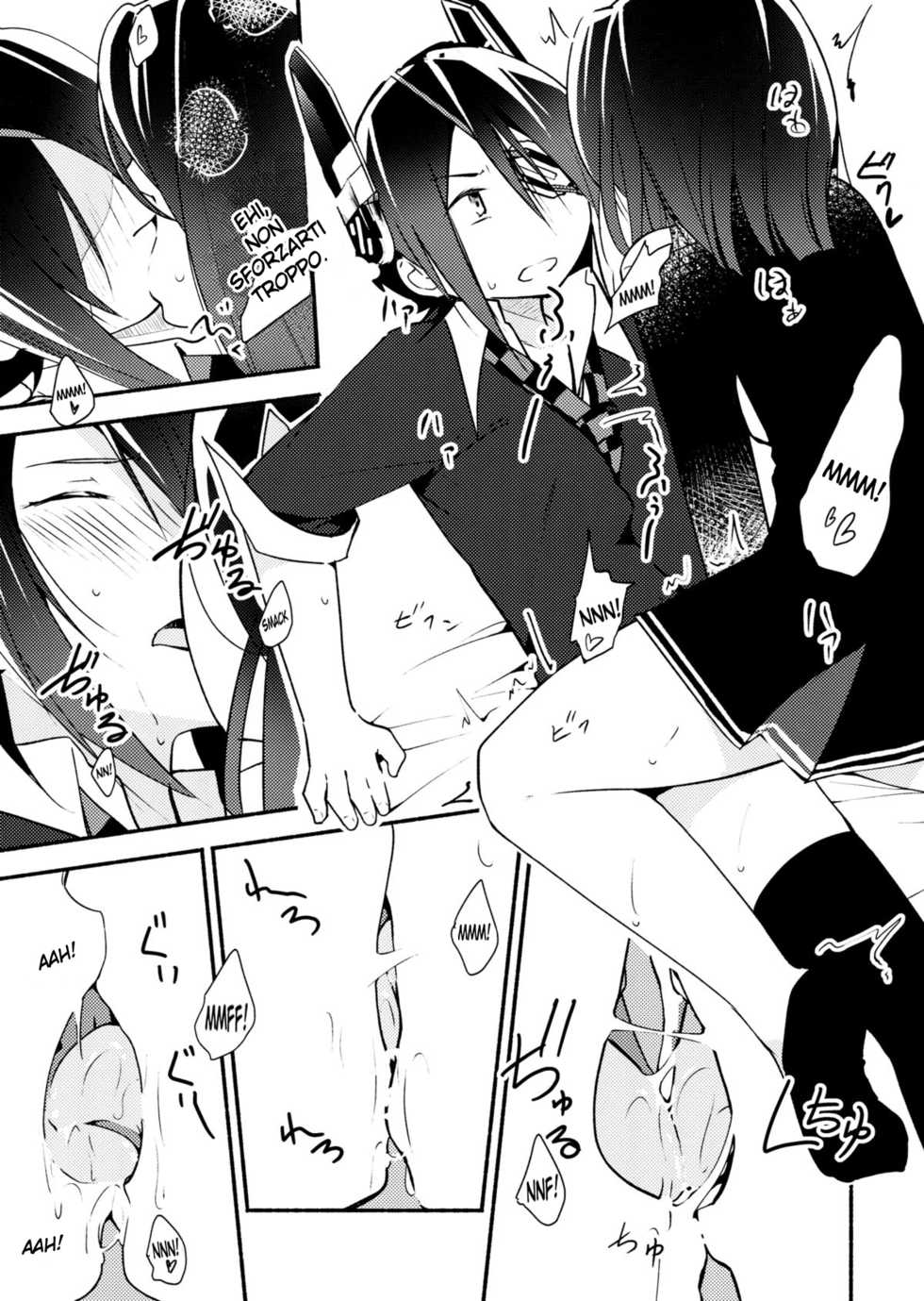 (Ware, Yasen ni Totsunyuu su!) [G-complex (YUI_7)] Tenryuu-chan wa Yasashii Kara  (Kantai Collection -KanColle-)  [Italian] {Hentai Fantasy} - Page 18