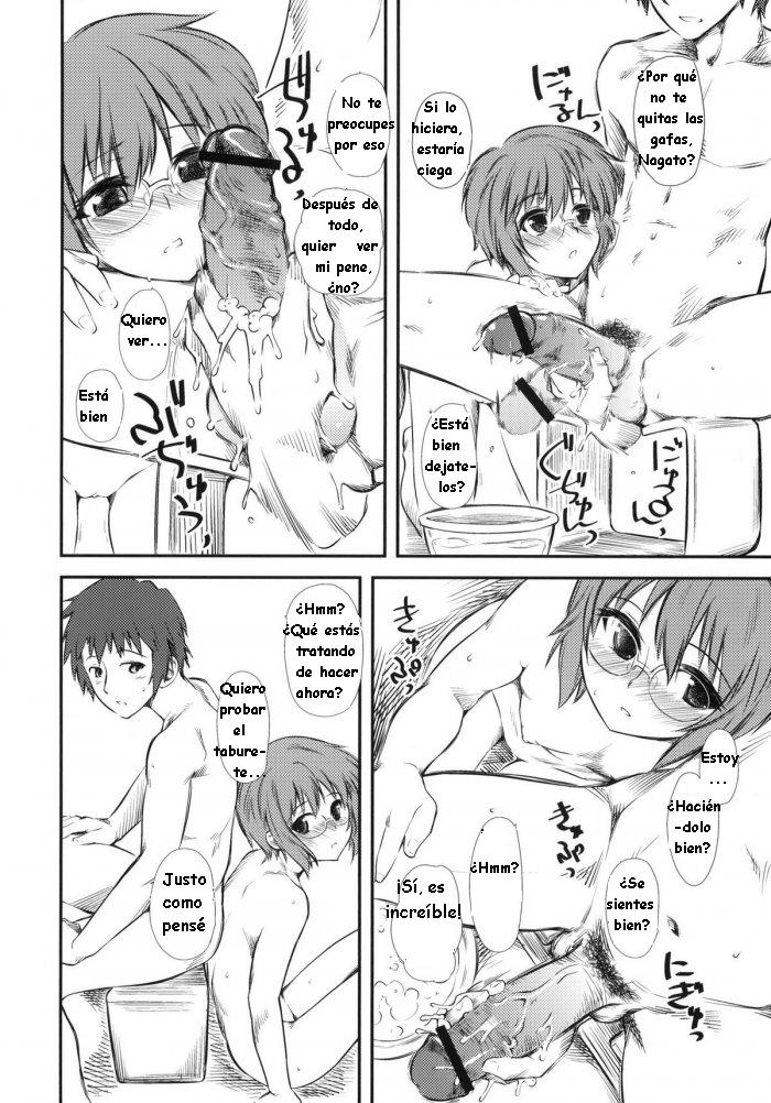 (COMIC1☆4) [Hi-PER PINCH (clover)] Nagato no Kami | Nagato's Keeper (Suzumiya Haruhi no Yuuutsu) [Spanish] [Saga13] - Page 5