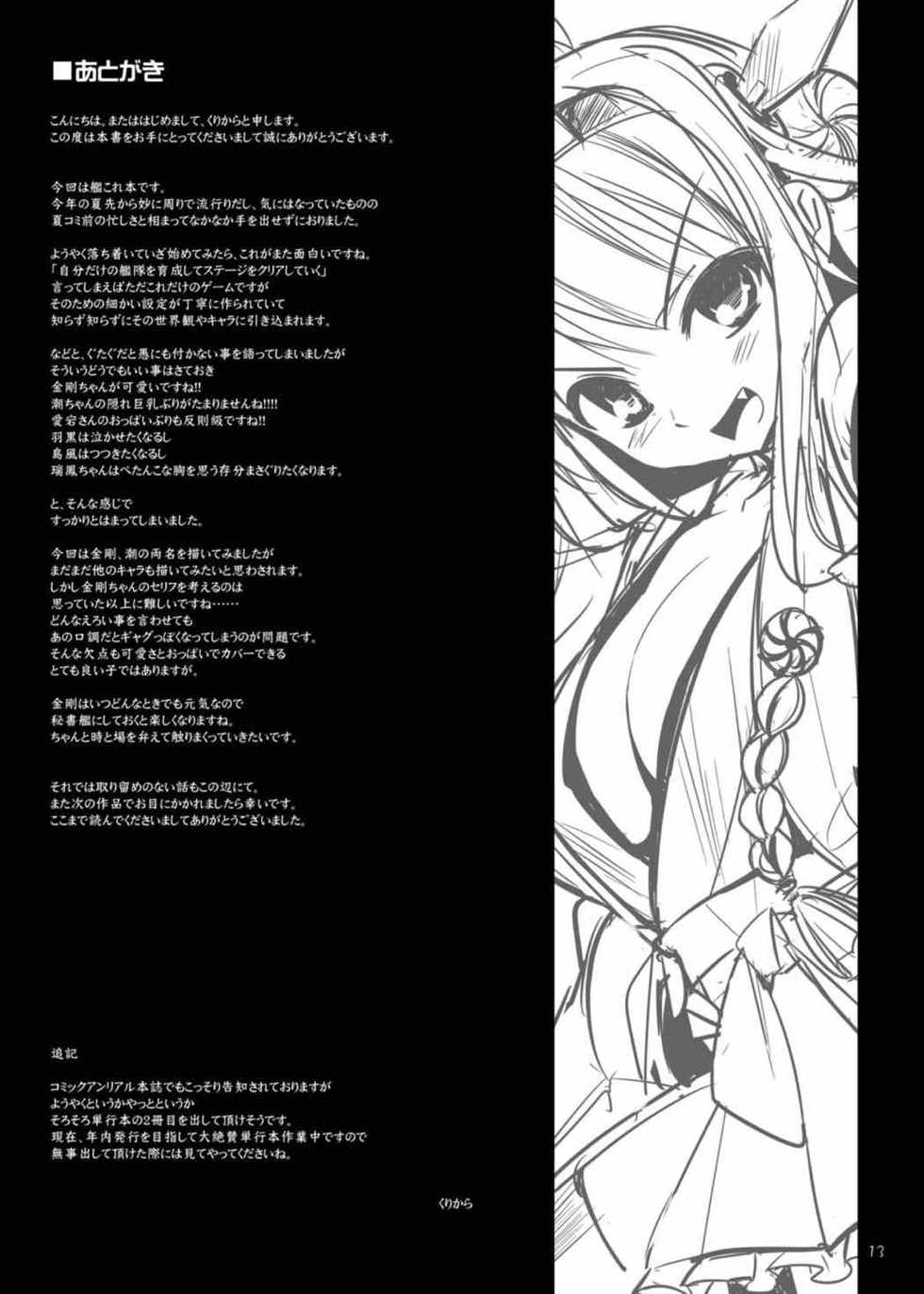 [TOYBOX, Kujira Logic (Kurikara, Kujiran)] Teikoku Kantai Chichi Zukan - Kou (Kantai Collection -KanColle-) [Digital] - Page 12