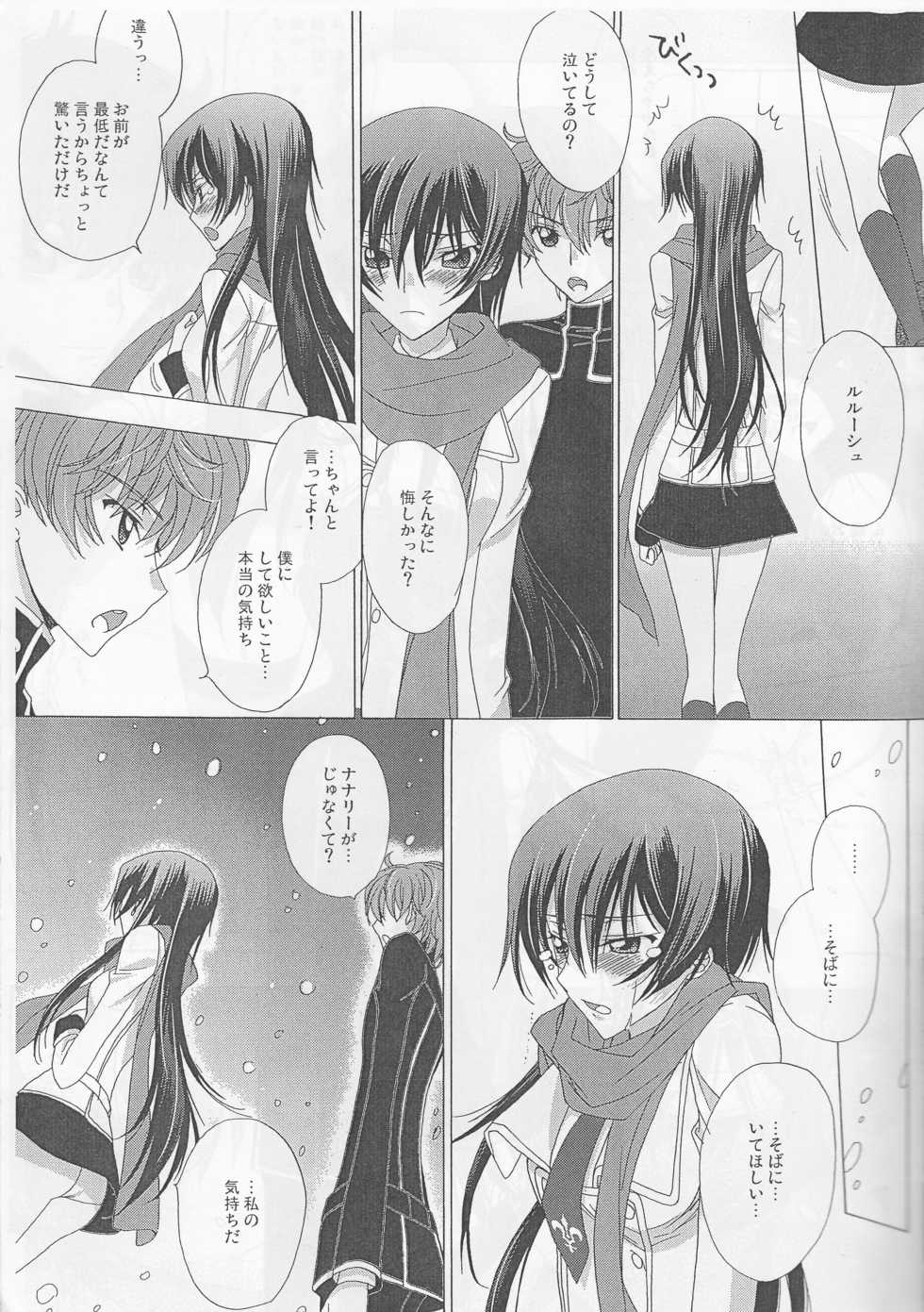 (C77) [MAX&Cool. (Sawamura Kina)] White Birthday (Code Geass: Lelouch of the Rebellion) - Page 9