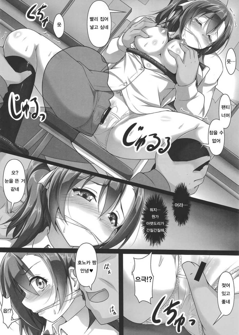 (C87) [corori (Yopparai Oni?, Haruichi)] HONOERIKAN (Love Live!) [korean] - Page 11