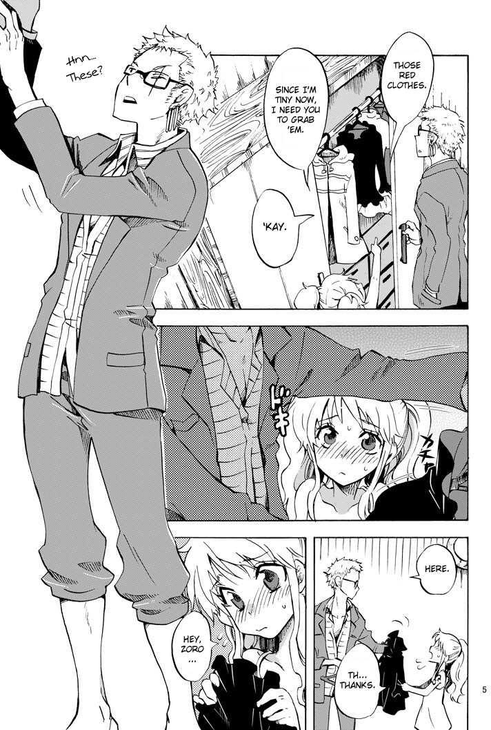 [Kurione-sha (YU-RI)] Chibi Koukaishi o Mederu Hon | Tiny Navigator Appreciation Book (One Piece) [English] [friggo] [Digital] - Page 4