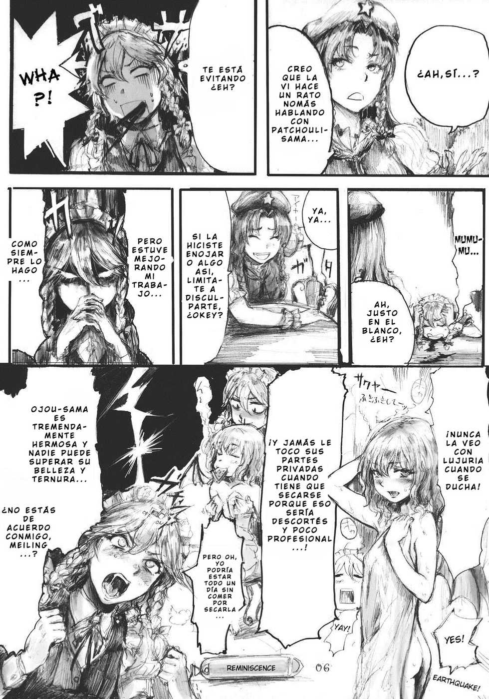 (C78) [DenpaYunYun (Osakana)] SEMPER EADEM ~Ikumoko no Mamani~ (Touhou Project) [Spanish] [Futanari Freaks] - Page 5