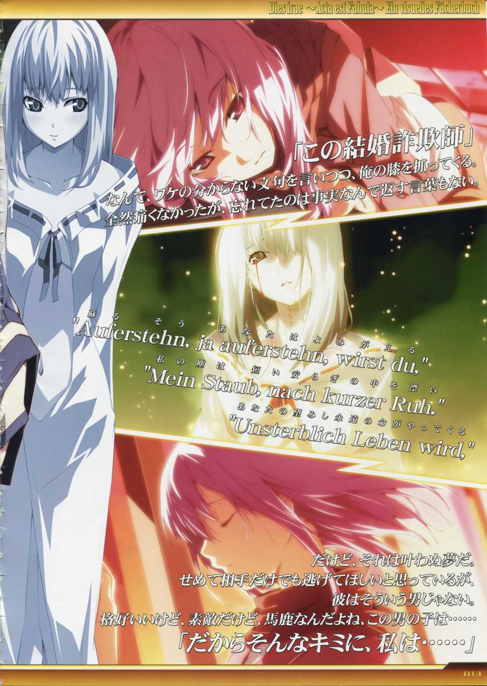 Dies irae Visual Fanbook - White Book - Page 14