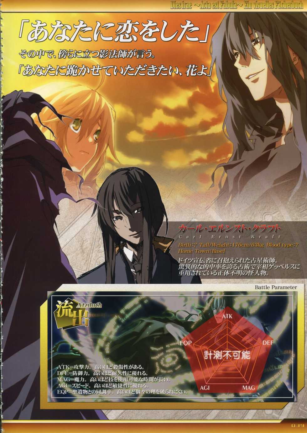 Dies irae Visual Fanbook - White Book - Page 40