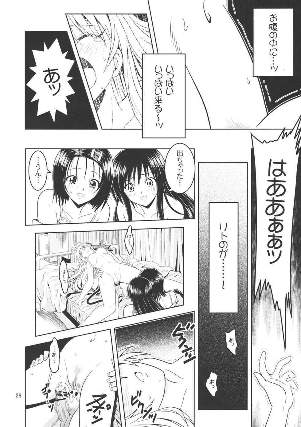 [Gangontou (Fukori)] Anoko-tachi ga Taihen na Koto ni Nattemasu 2 (To LOVE-Ru) - Page 27