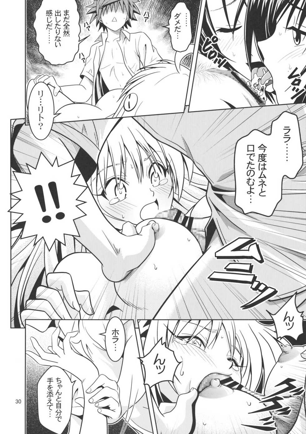 [Gangontou (Fukori)] Anoko-tachi ga Taihen na Koto ni Nattemasu 2 (To LOVE-Ru) - Page 29