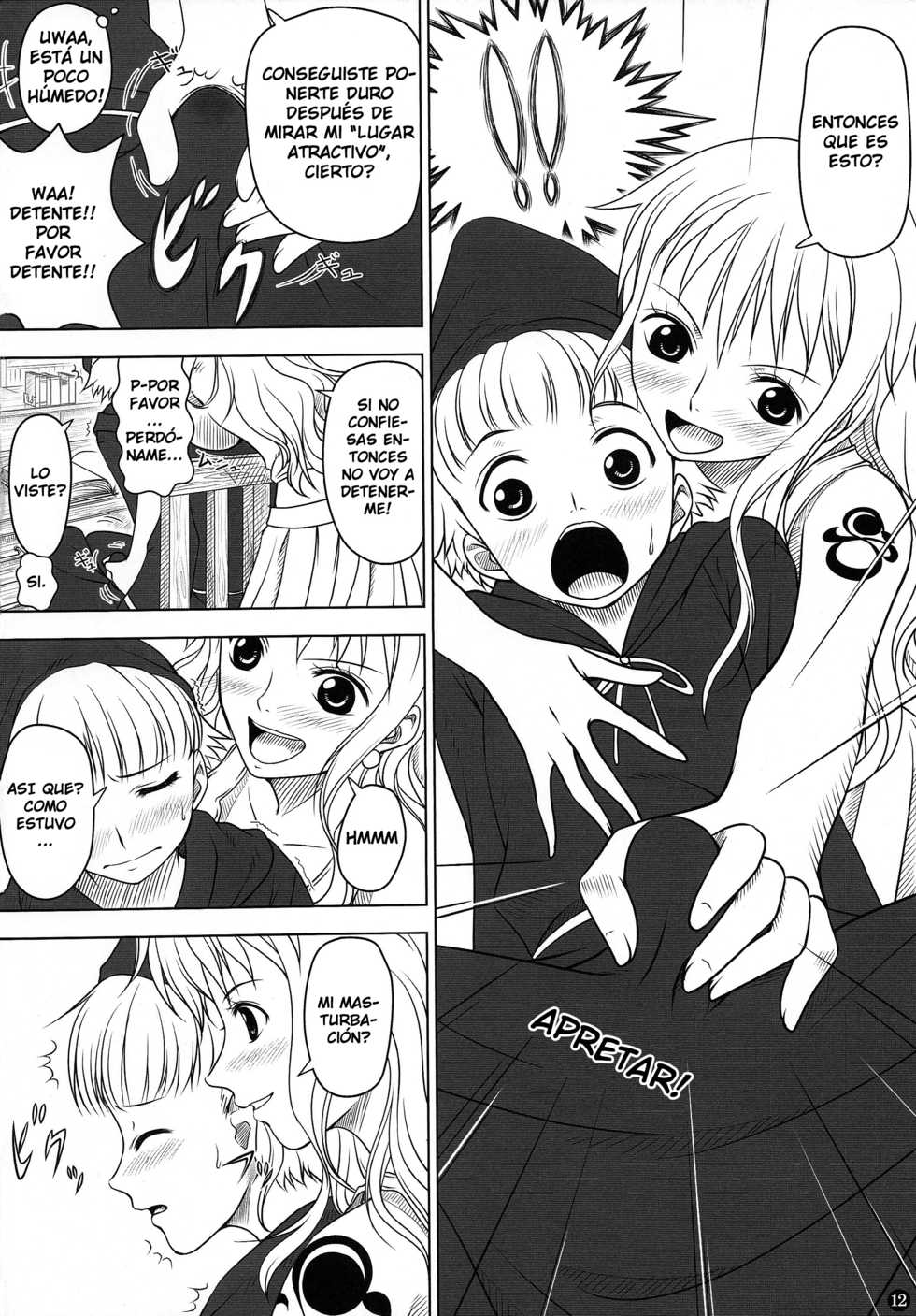 (C82) [Mikenekodou (Muten)] Weather report (One Piece) [Spanish] [kalock] - Page 11