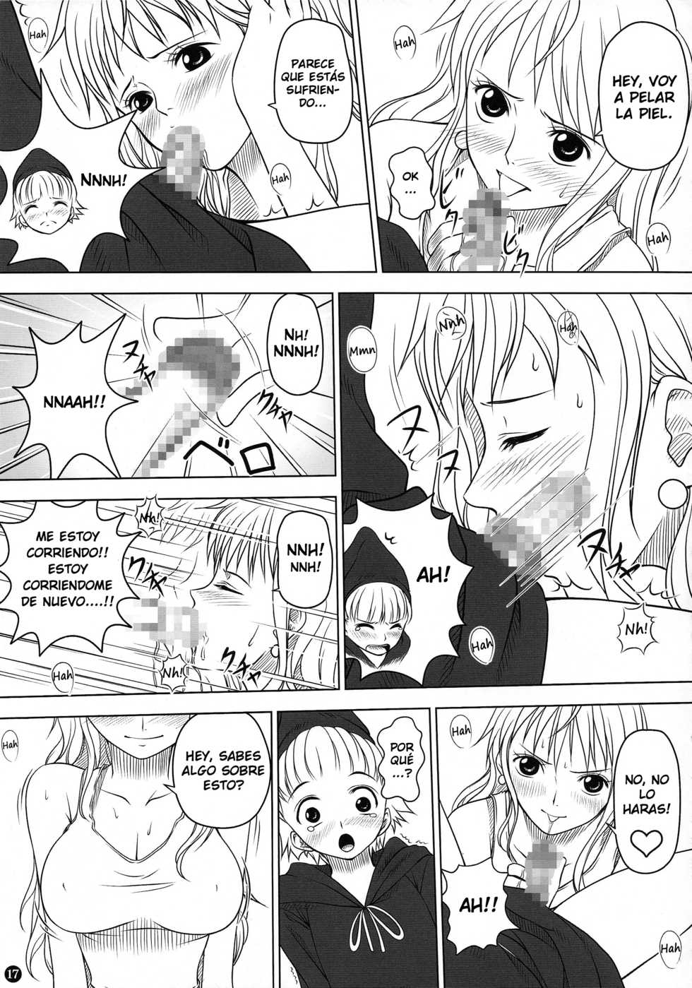(C82) [Mikenekodou (Muten)] Weather report (One Piece) [Spanish] [kalock] - Page 16
