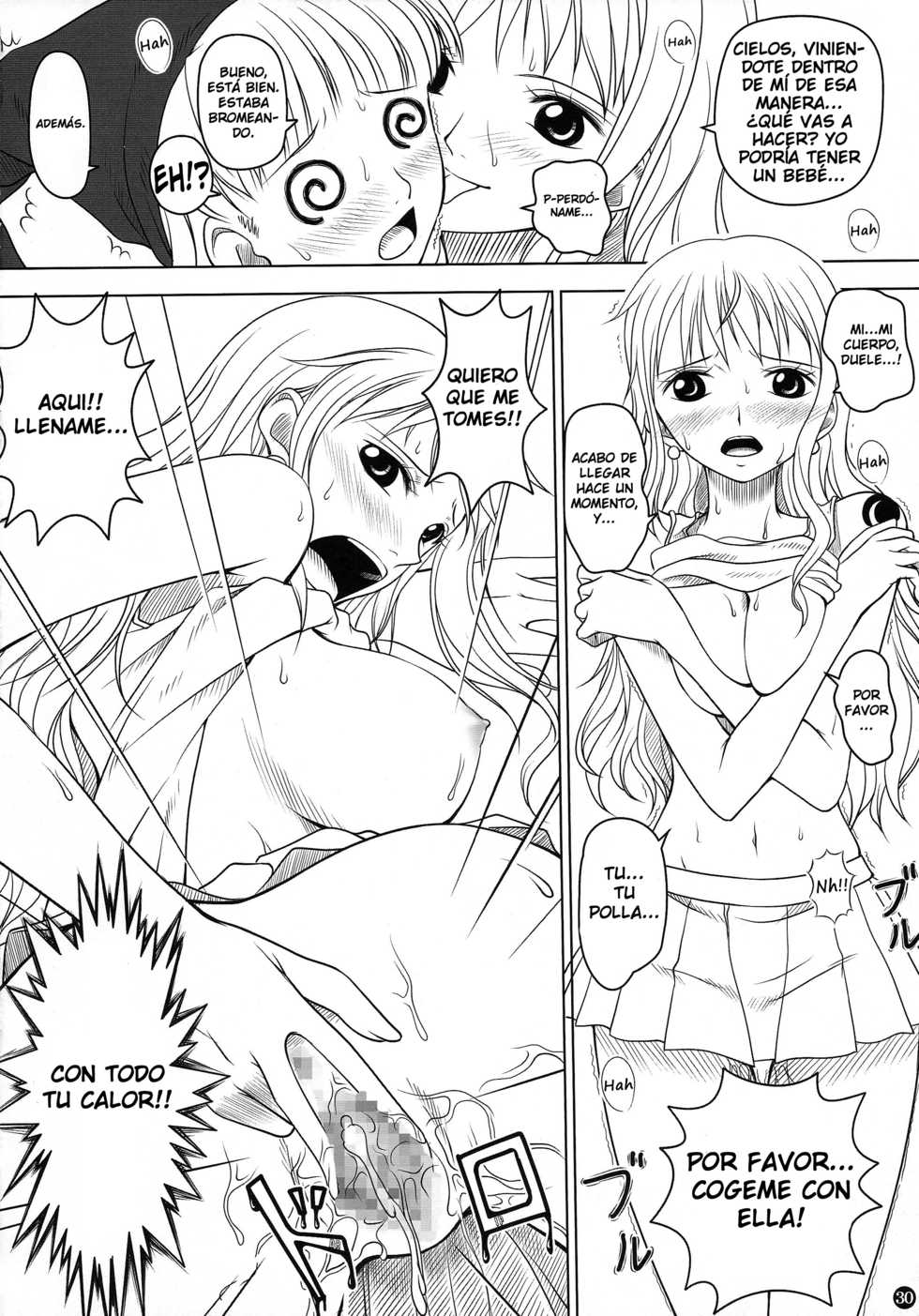 (C82) [Mikenekodou (Muten)] Weather report (One Piece) [Spanish] [kalock] - Page 29