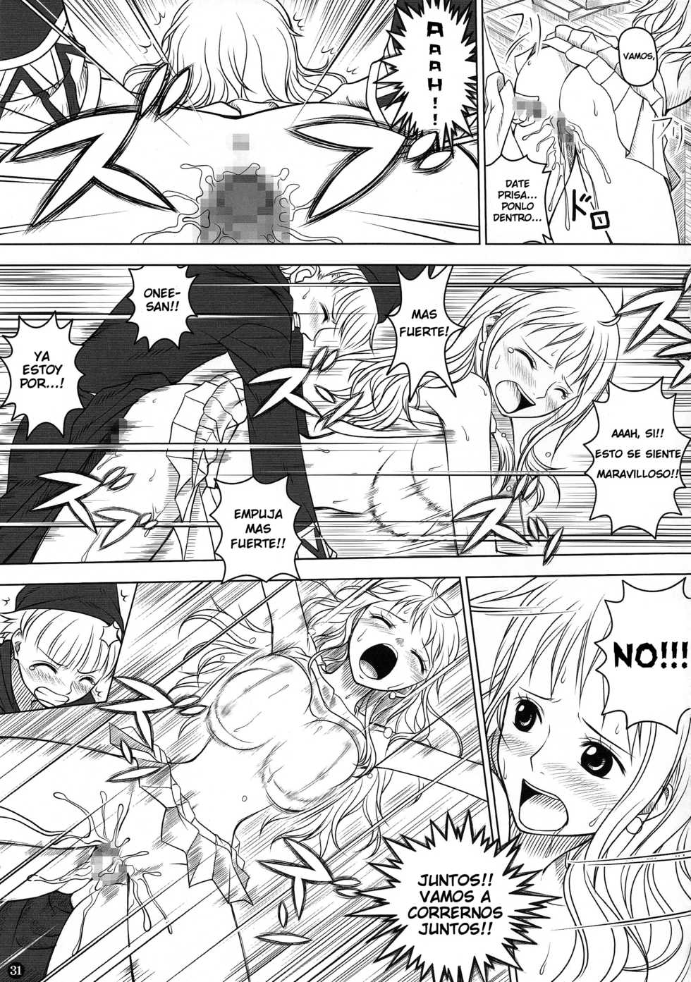 (C82) [Mikenekodou (Muten)] Weather report (One Piece) [Spanish] [kalock] - Page 30