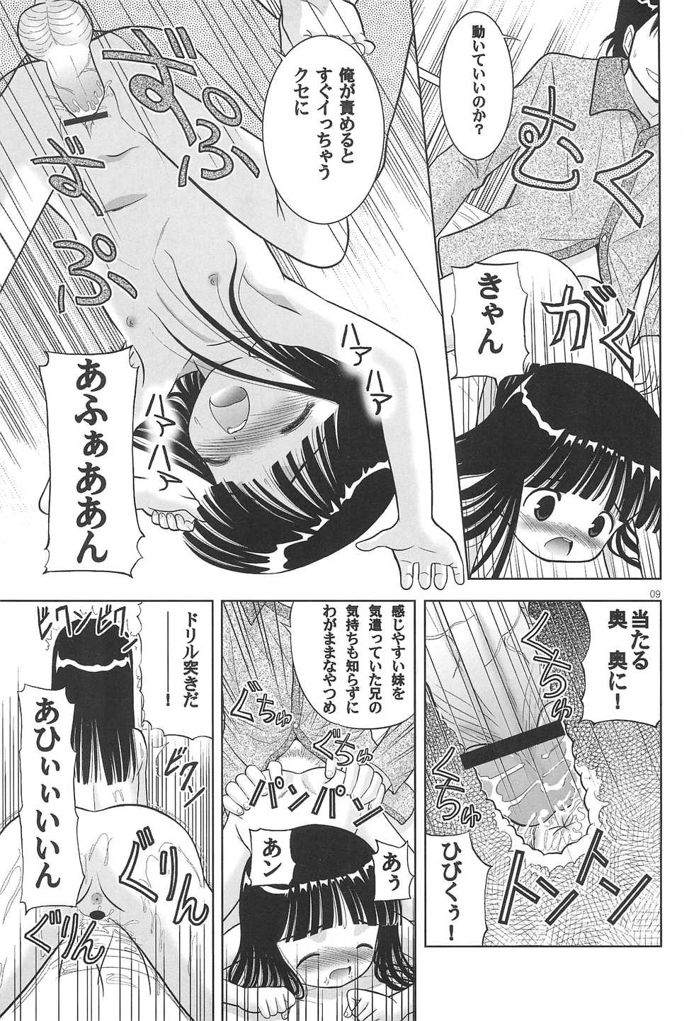 (C66) [Yanasegawabeya (U-Tom, KIYOSE)] LITTLE LOVERS 4 Wataru Seken wa Onii-chan Bakari - Page 9