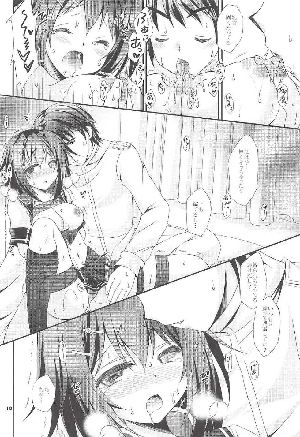 (COMIC1☆11) [ARC (Tamagawa Yukimaru)] Kako no Sarashi o Maita Furutaka-san (Kantai Collection -KanColle-) - Page 9