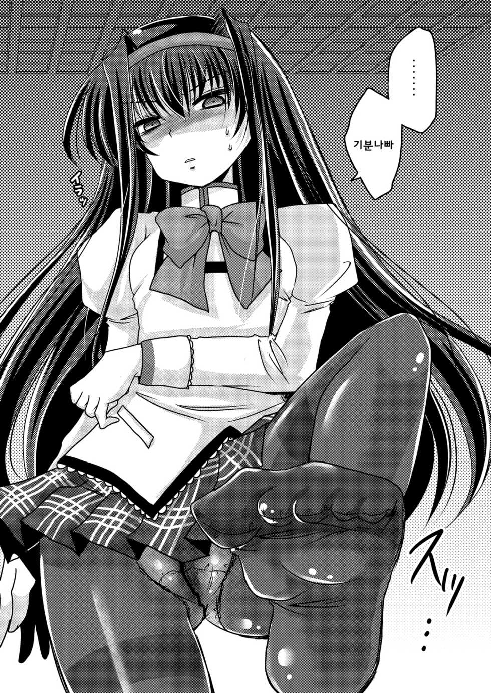[Usubeniya (Usubeni Sakurako)] Homuhomu ni Buta o Miru youna Me de Mikudasarete Fumarete Ashikoki Sareru Hon | 호무라에게 돼지를 보는듯한 눈으로 바라봐져 밟히며 풋잡 당하는 책 (Puella Magi Madoka Magica) [Korean] [chemduck] [Digital] - Page 17